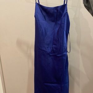 Royal blue dress
